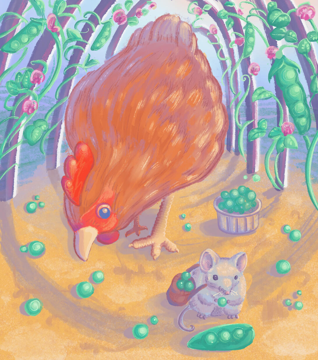 Chicken and Mouse Gardening Chicken and Mouse Gardening